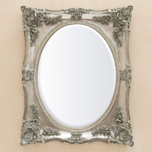 Beth Mirror Rectangular – Platinum