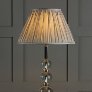 Selby, Moderne lampefot i krom med glasskuler
