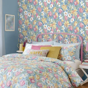 Tulips, fargerik tapet med tulipaner fra Laura Ashley