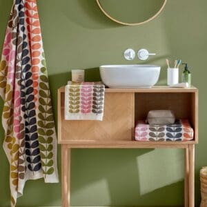 Orla Kiely multi stem retro håndklær