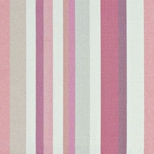 hampden stoff med brede striper i rosa fra Art of the Loom