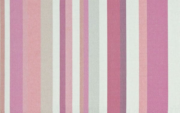 hampden stoff med brede striper i rosa fra Art of the Loom