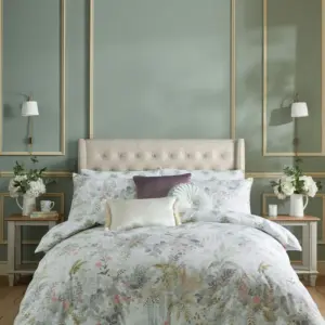 Lintlithgow blomstrete sengesett i bomullssateng fra Laura Ashley